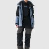 4F Kurtka snowboardowa membrana 10000 damska - granatowa