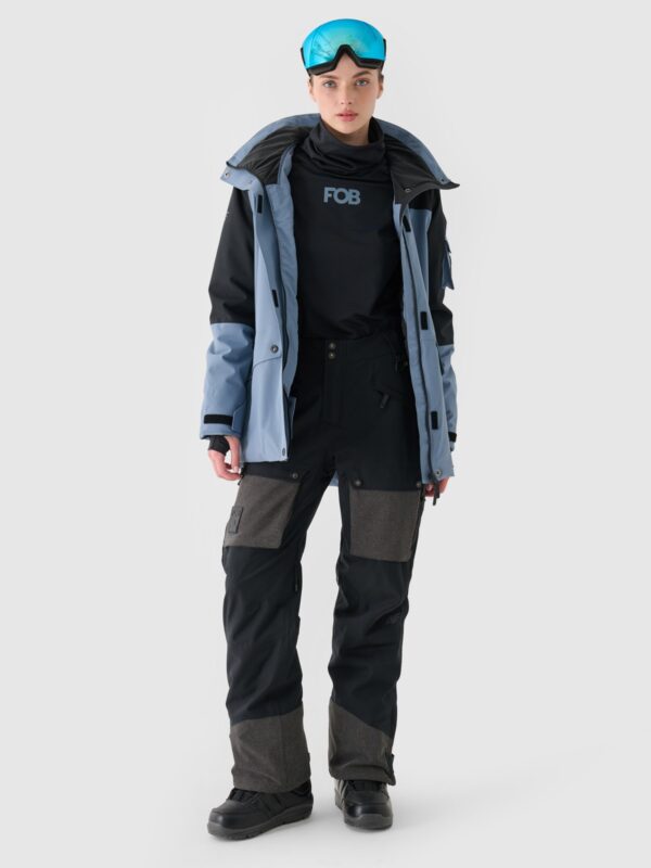 4F Kurtka snowboardowa membrana 10000 damska - granatowa