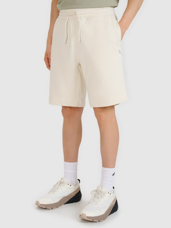 4F Spodenki dresowe męskie - beżowe