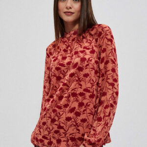 91cd8fec0c02a3216ba51af3817e1531c3654cda Koszula w kwiaty ze stójką