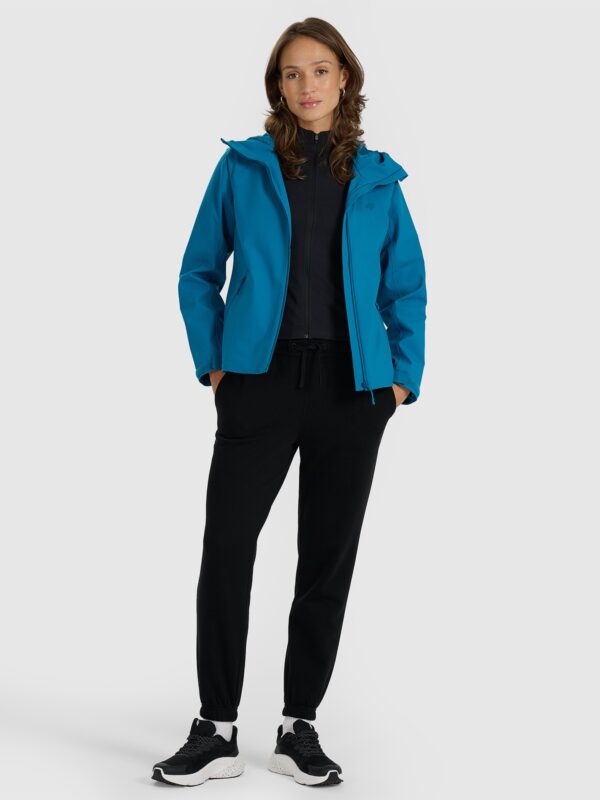 4F Kurtka przejściowa membrana 5000 damska - turkusowa