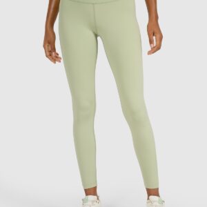 4F Legginsy treningowe szybkoschnące damskie - zielone