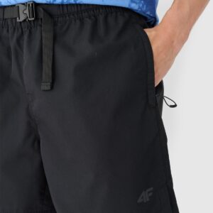 4F Spodenki casual męskie - czarne