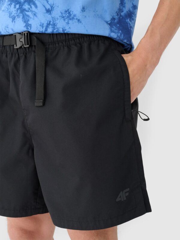 4F Spodenki casual męskie - czarne