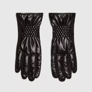 Rękawiczki z pikowaniem czarne