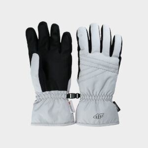 4F Rękawice narciarskie Thinsulate damskie - szare
