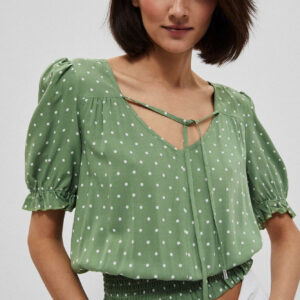 Bluzka koszulowa ze ściągacze