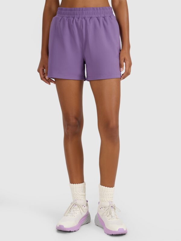 4F Spodenki treningowe szybkoschnące damskie - fioletowe