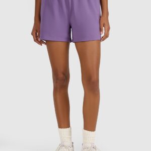 94fd6b2a4002e0577f1f204f8bac3d1b92eb1116 4F Spodenki treningowe szybkoschnące damskie - fioletowe