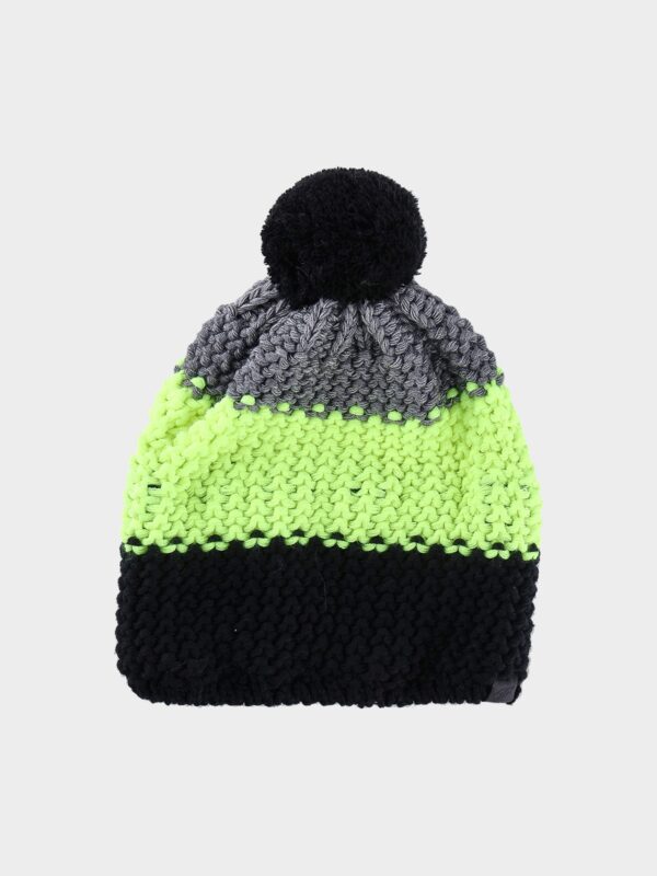 4F Czapka zimowa chłopięca - żółta