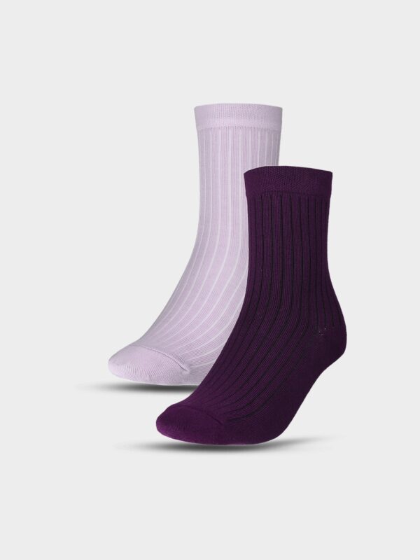 4F Skarpetki casual za kostkę (2-pack) damskie - multikolor