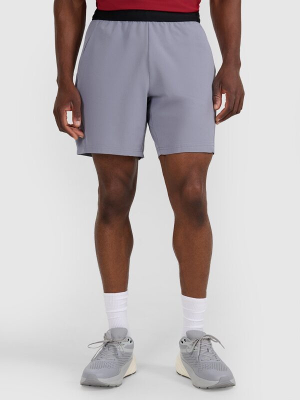 4F Spodenki treningowe szybkoschnące męskie - niebieskie