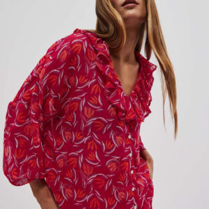 974f04840cc3caef09bdb7dd8ef4ee13b524fc4e Koszula z falbaną na dekolcie