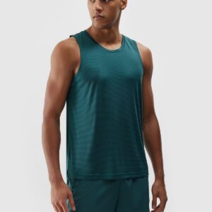 97b722fb1bcb8f5b31adc09b8ef6e97d80a7d70a 4F Spodenki do biegania szybkoschnące męskie - turkusowe