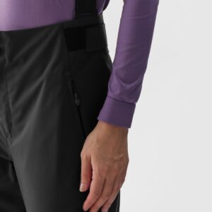 4F Spodnie narciarskie membrana Dermizax 20000 damskie - czarne