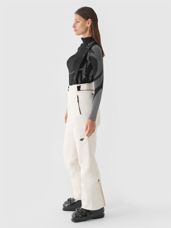 4F Spodnie narciarskie membrana Dermizax 20000 damskie - białe