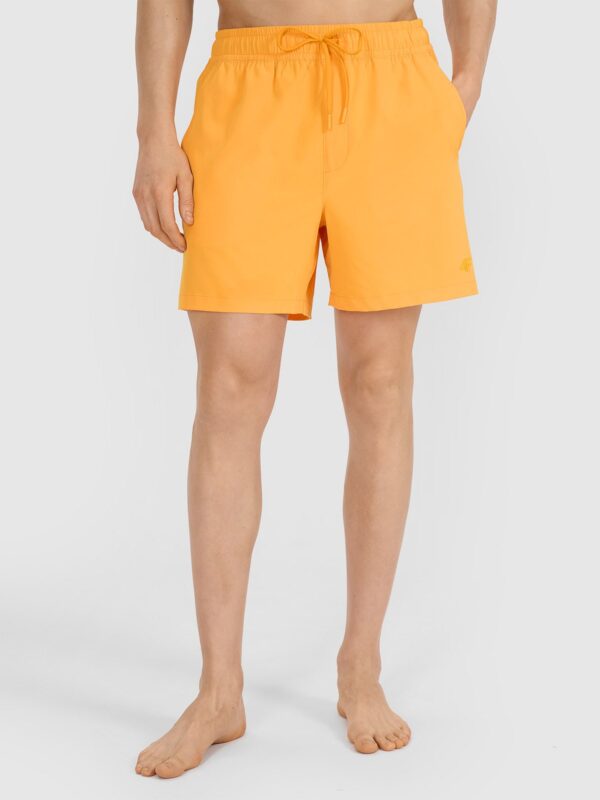 4F Spodenki plażowe męskie - pomarańczowe