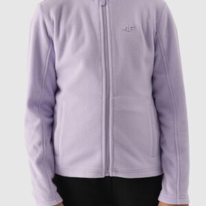 4F Polar slim ze stójką dziewczęcy - fioletowy 158 (12-13 lat)