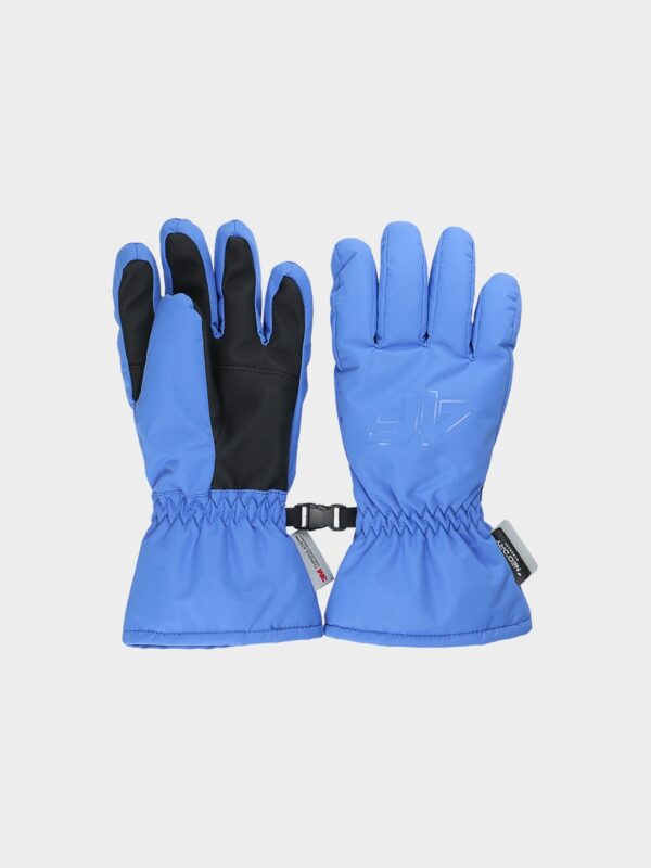 4F Rękawiczki narciarskie dziecięce - niebieskie