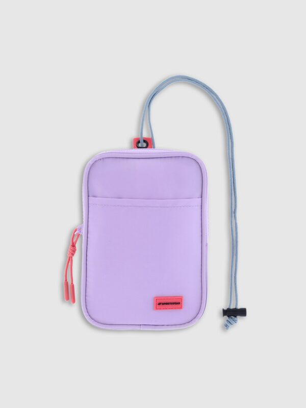 4F Saszetka na szyję dziecięca - fioletowa