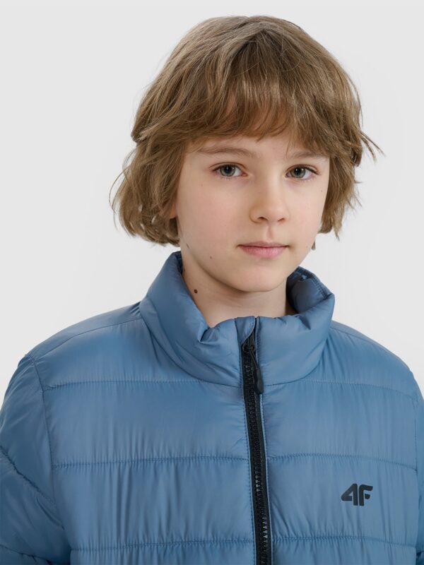 4F Kurtka puchowa z wypełnieniem syntetycznym chłopięca - granatowa 158 (12-13 lat)