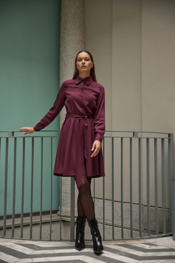 9b5257f6b53b994ff6ce96101440942fc83cf1b6 Koszulowa sukienka burgundowa