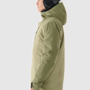 4F Kurtka narciarska membrana 10000 męska - khaki