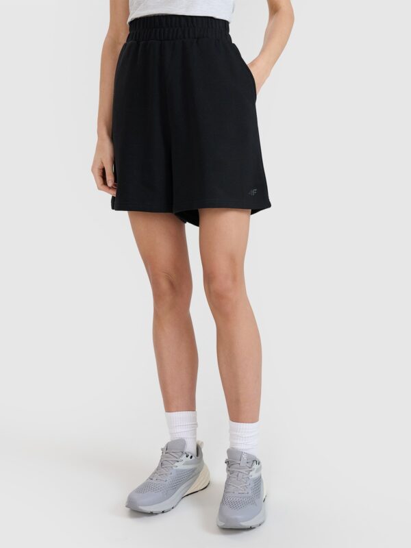 4F Spodenki dresowe damskie - czarne