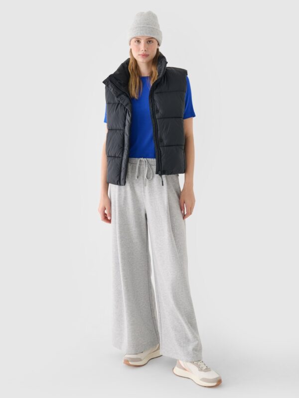 9e4b54ac8f81ee67b4b213f41613a99381788218 4F T-shirt slim gładki damski - niebieski