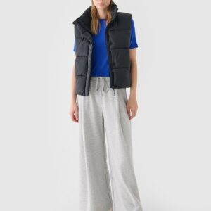 9e4b54ac8f81ee67b4b213f41613a99381788218 4F T-shirt slim gładki damski - niebieski