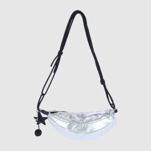 9e55859ccf16cb698e1772575fd40a2c72ff9dfa 4F Plecak miejski z brelokiem (5 L) - srebrny