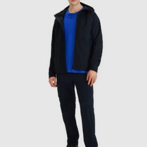 4F Kurtka softshell wiatroodporna membrana 10000 męska - czarna