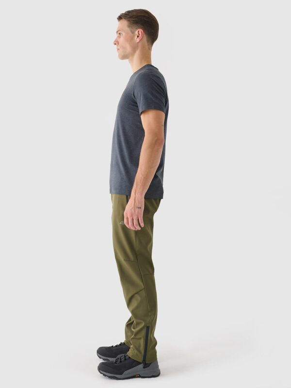 4F Spodnie softshellowe membrana 5000 męskie - khaki