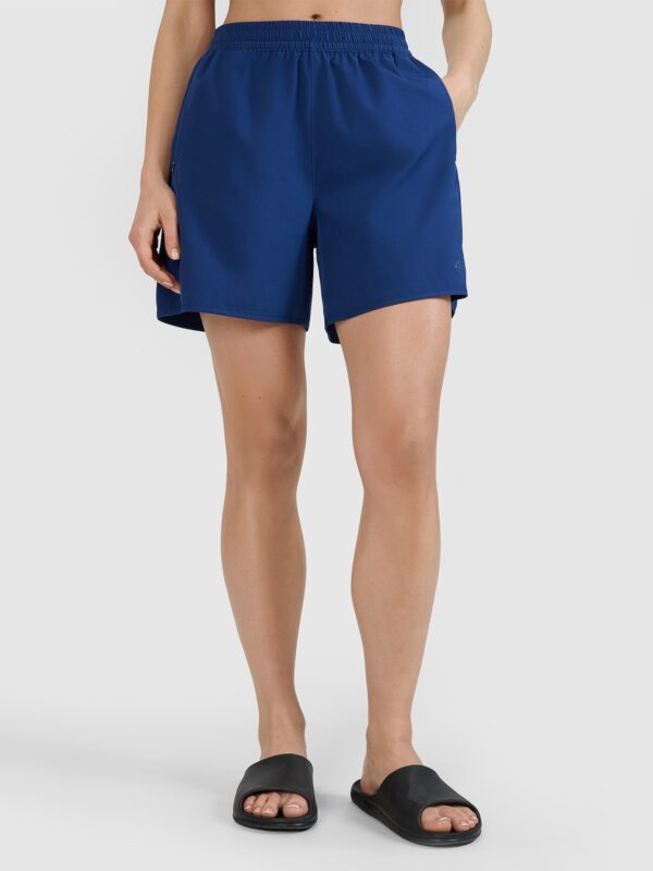 9f90382939f47d160508a8b8ceabd86df8cde201 4F Spodenki plażowe damskie - granatowe