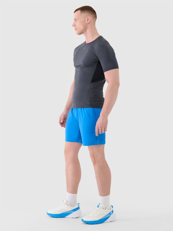 4F Spodenki treningowe szybkoschnące męskie - niebieskie