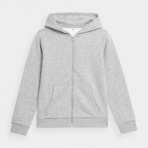 4F Bluza dresowa rozpinana z kapturem dziewczęca 140 (9-10 lat)