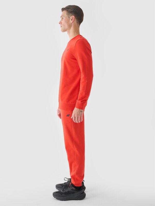 4F Spodnie dresowe joggery męskie - czerwone