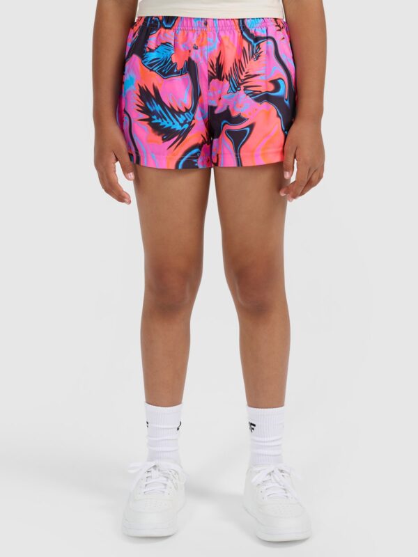 4F Spodenki plażowe boardshorty dziewczęce - multikolor 146/152 (10-12 lat)