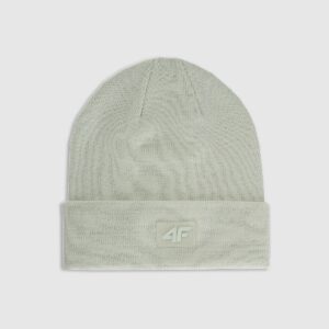 4F Czapka beanie dziecięca - miętowa