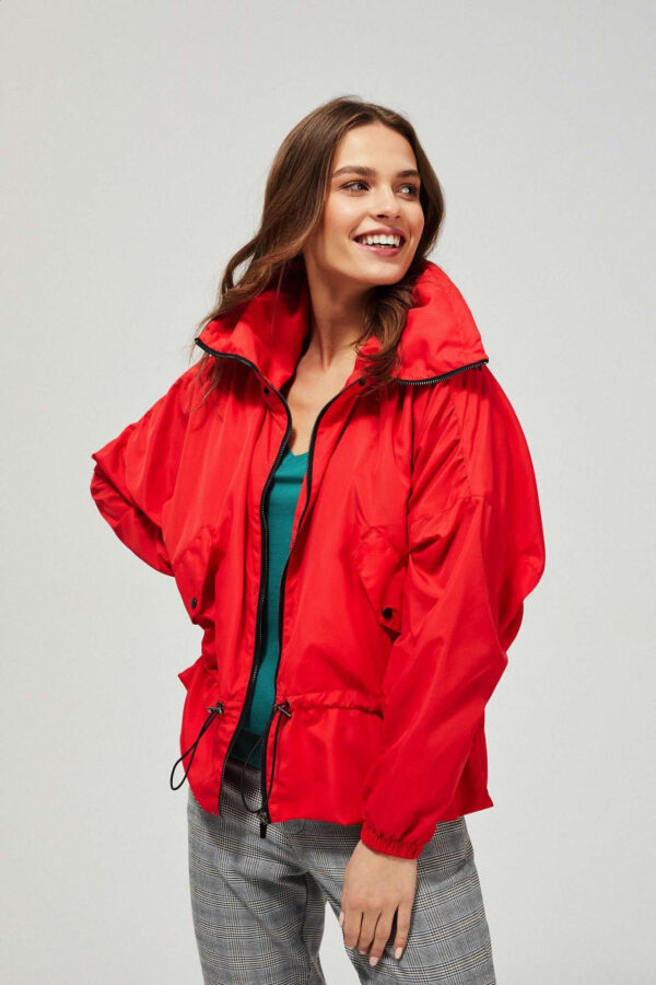 Kurtka wiatrówka z kapture
