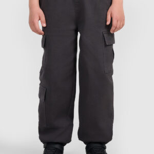 4F Spodnie casual cargo chłopięce - szare 134 (8-9 lat)