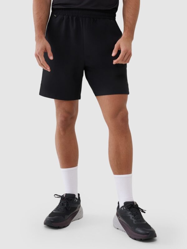 a3311a86184b9d938b5ad8740a28b6322f761a1e 4F Spodenki treningowe szybkoschnące męskie - czarne