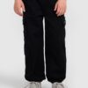 4F Spodnie casual cargo chłopięce - czarne 122 (6-7 lat)