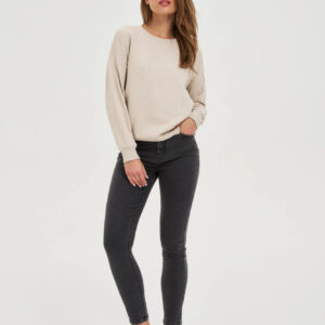 Jeansy rurki grafitowe