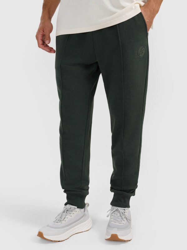 4F Spodnie dresowe joggery męskie - zielone