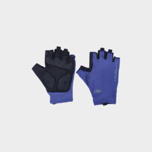 4F Rękawiczki rowerowe z żelowymi wkładkami uniseks - granatowe