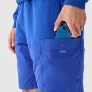 4F Spodenki casual męskie - niebieskie