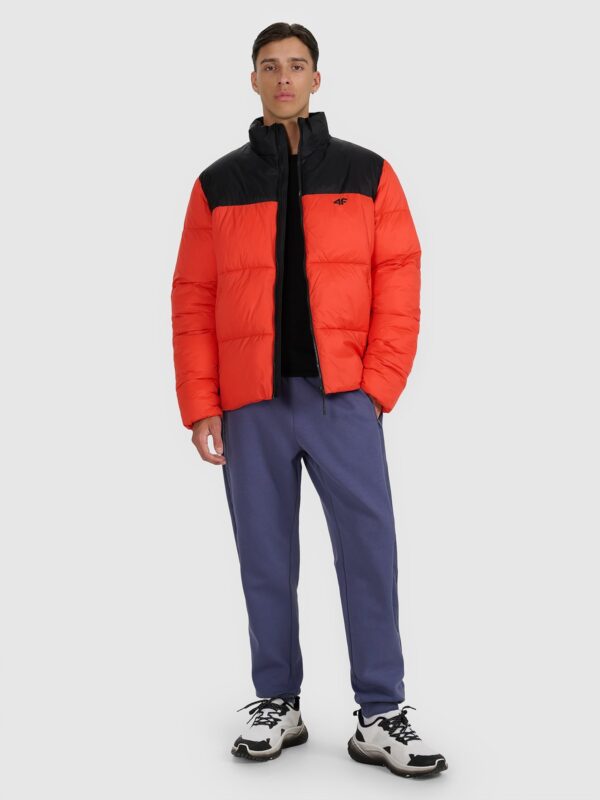 4F Kurtka puchowa z wypełnieniem syntetycznym męska - czerwona