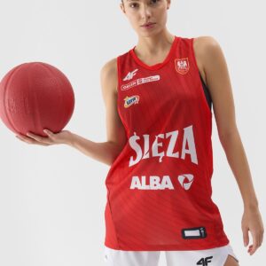 4F Tank top replika wyjazdowy z sezonu 2023/24 damski 4F x KS Ślęza Wrocław - multikolor