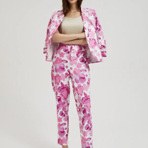 a78477b6fef64ae3cfc529961dcd5ce392ab0086 Spodnie w kwiaty różowe